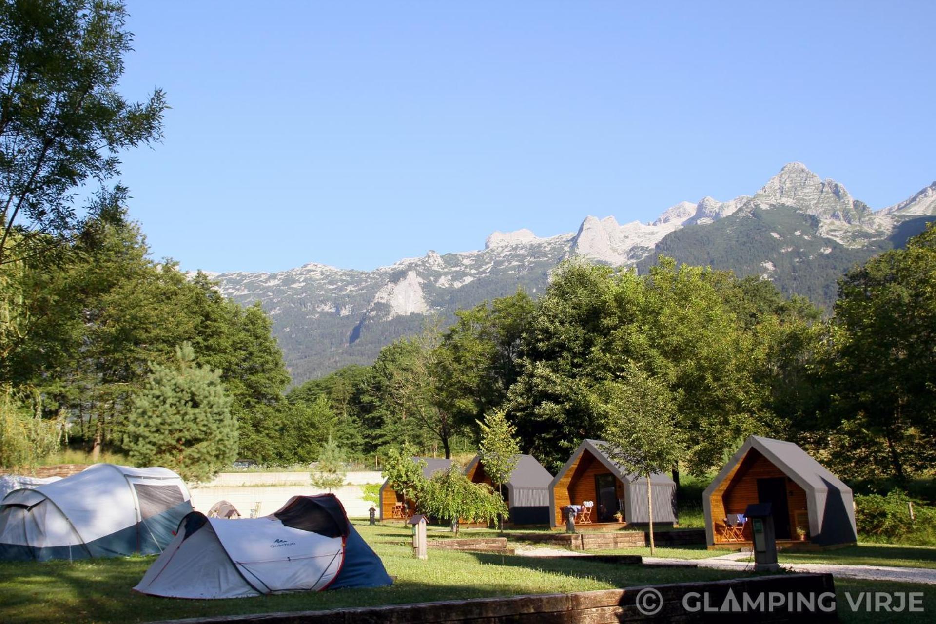 Glamping Virje Hotel Бовец Екстериор снимка